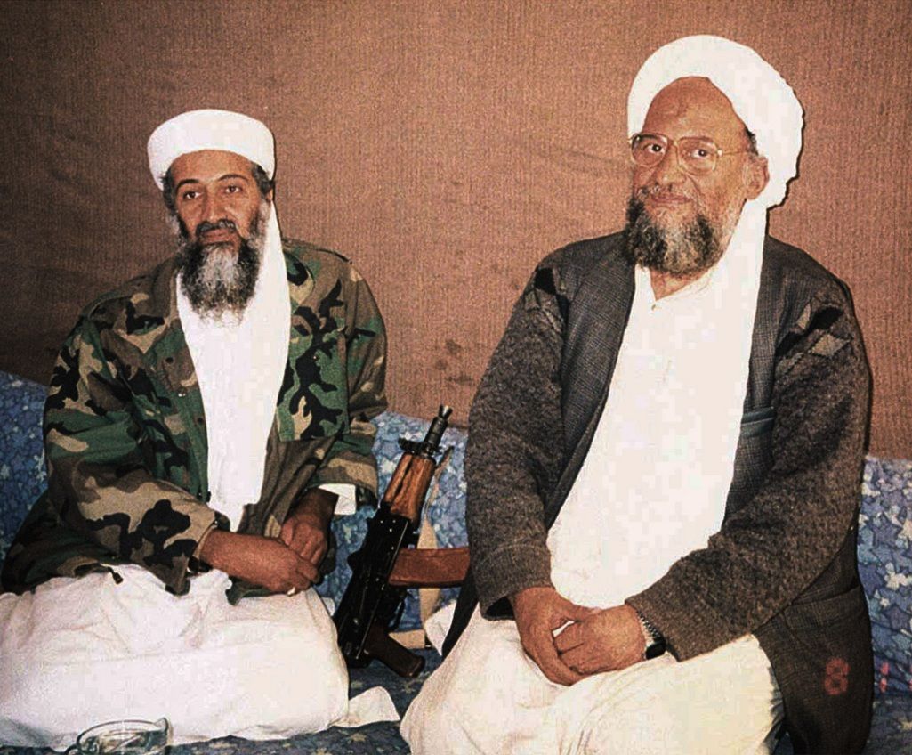 Ajmán Zaváhrí a Usáma bin Ládin