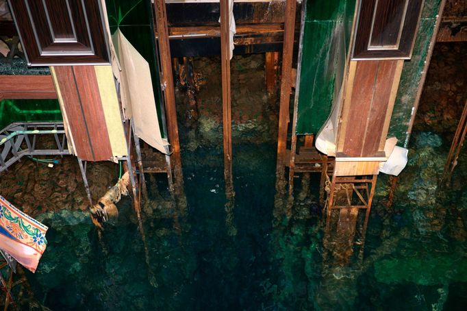 An area inside the Costa Concordia cruise liner at Giglio Island is seen in this handout picture taken on February 19, 2014 by the Italian Carabinieri