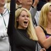 Přítelkyně Marcuse Willise na Wimbledonu 2016