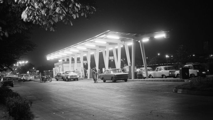 Pumpa v Budapešti v roce 1966.