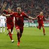 Liga mistrů: Bayern - Real (Ribéry, radost)