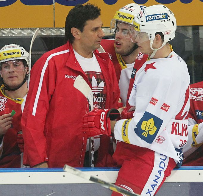 Slavia vs. Plzeň, 9. kolo hokejové extraligy (Vladimír Růžička)