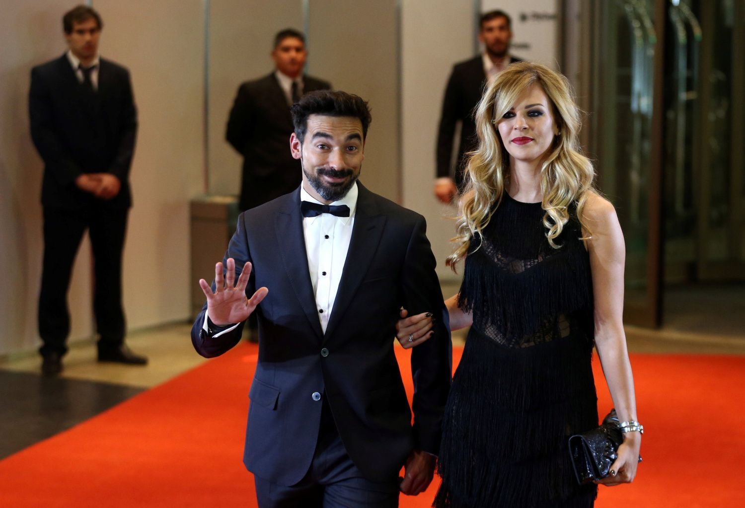 Messiho svatba -  Ezequiel Lavezzi a přítelkyně Yanina Screpanteová