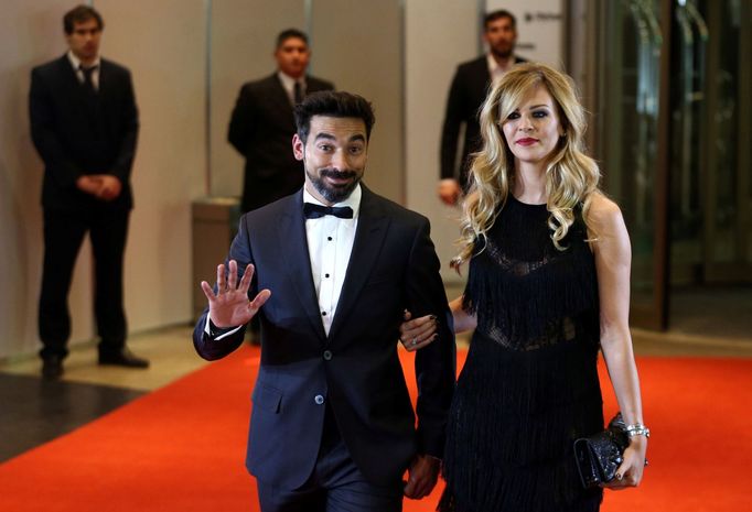 Messiho svatba -  Ezequiel Lavezzi a přítelkyně Yanina Screpanteová