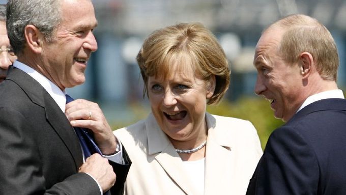 Německá kancléřka Merkelová na nedávném summitu G8