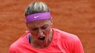 Petra Kvitová v prvním kole French open 2015