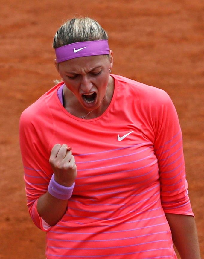 Petra Kvitová v prvním kole French open 2015