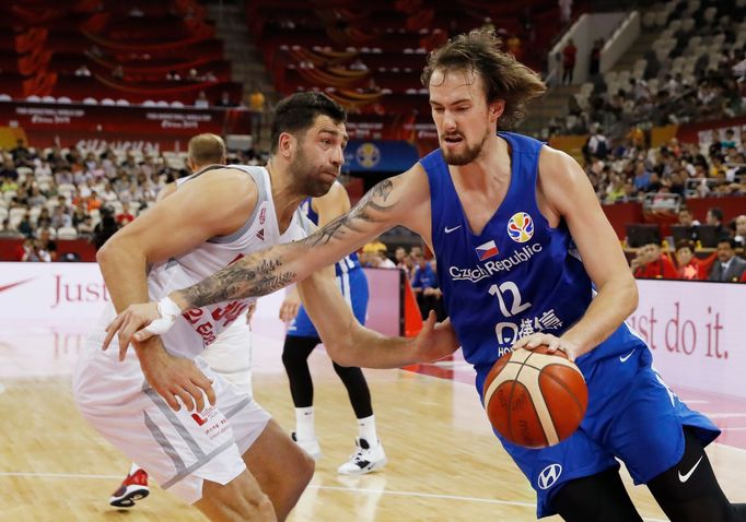 basketbal, MS 2019, Česko - Polsko, Ondřej Balvín