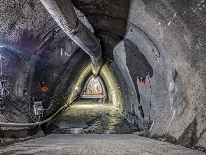 Geologický průzkum pro metro D - lokalita VO-OL mezi ulicemi Na Strži a Jankovská.