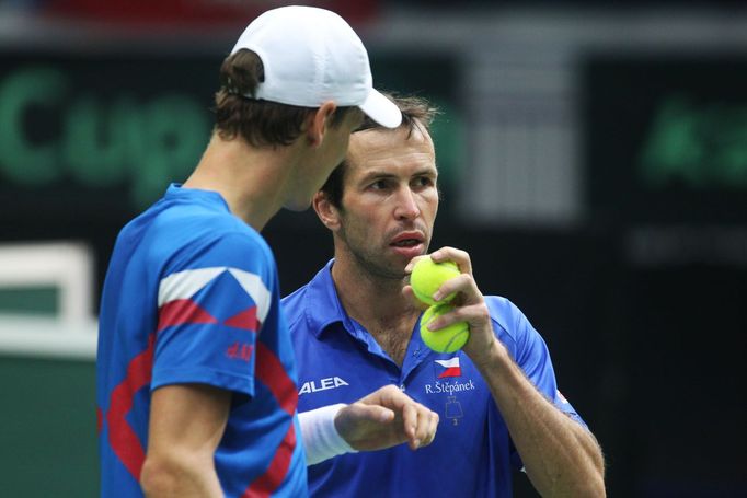 Česko- Nizozemsko, čtyřhra: Tomáš Berdych a Radek Štěpánek