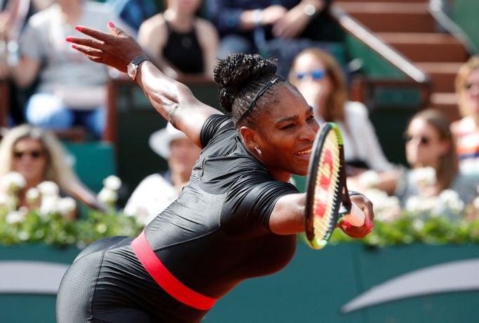 Serena Williamsová v prvním kole French Open 2018