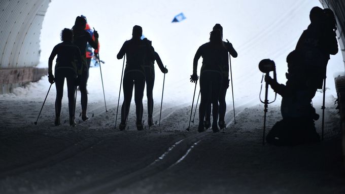 Běh na lyžích, ilustrační foto.