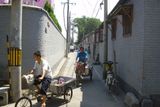 Život ve starých pekingských čtvrtích.