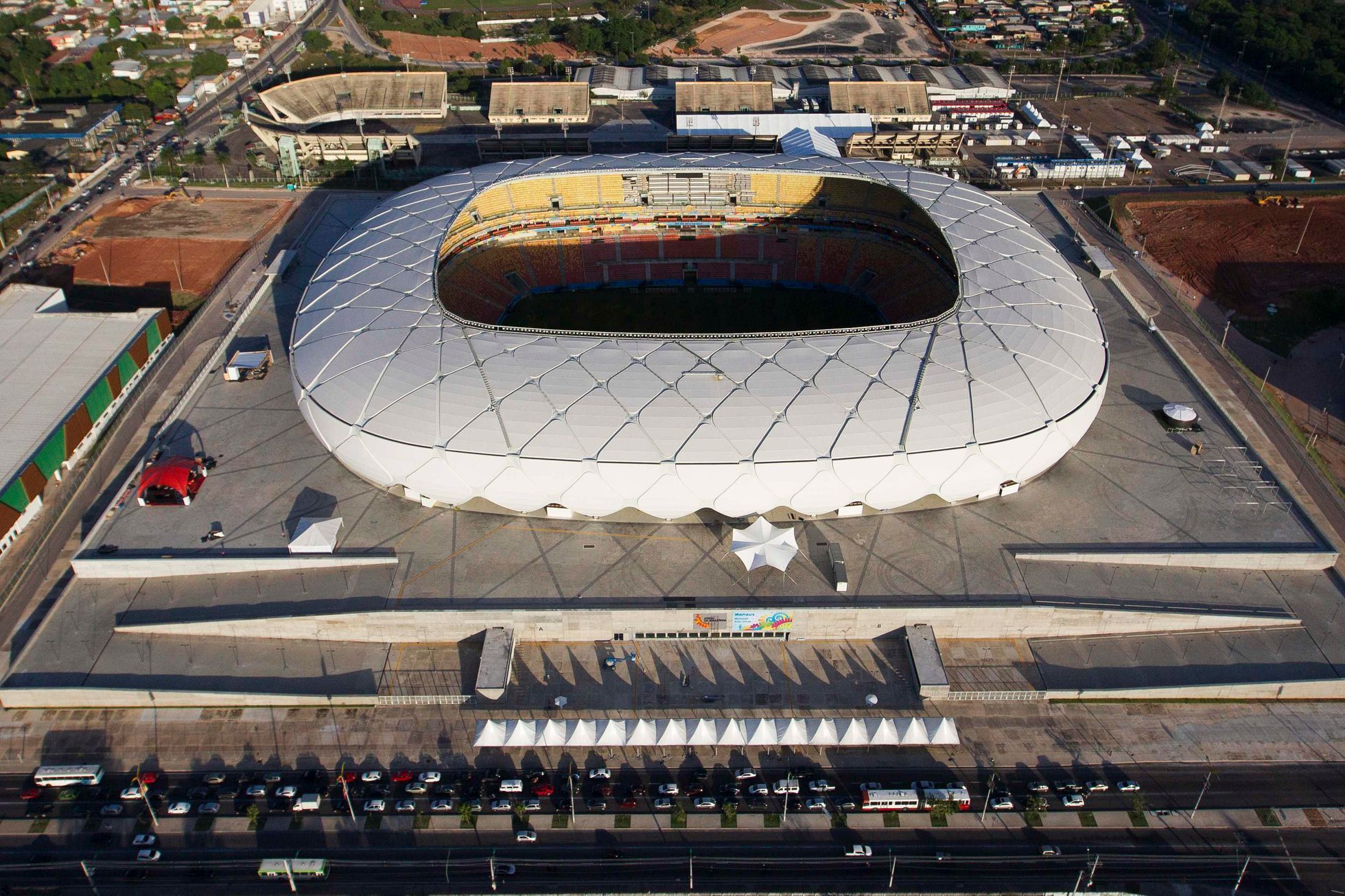 Arena Amazonia před MS 2014