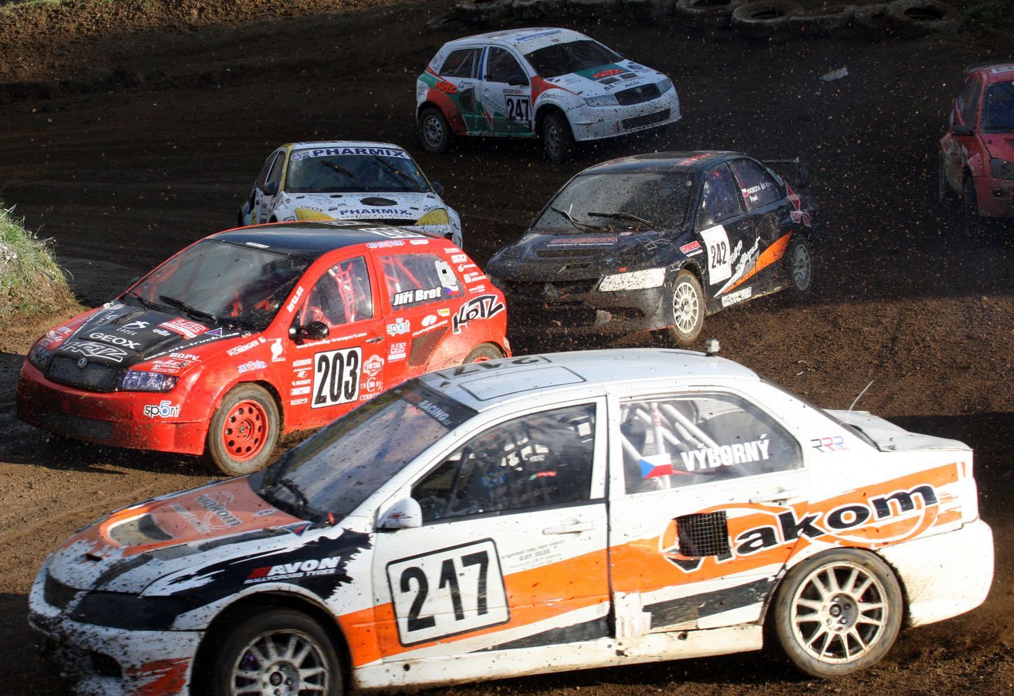 Autocross s názvem Sedlčanská kotlina 2012.