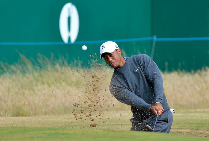 Tiger Woods na British Open 2013