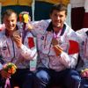 Český čtyřkajak získává bronz v rychlostní kanoistice na olympijských hrách v Londýně 2012