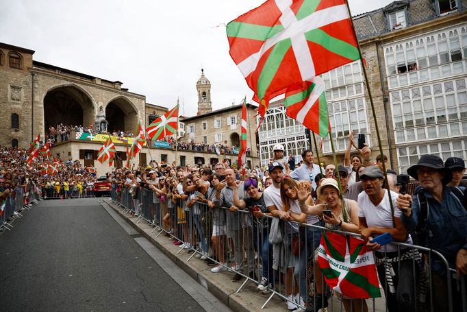 Tour de France 2023: Fanoušci v Baskicku.