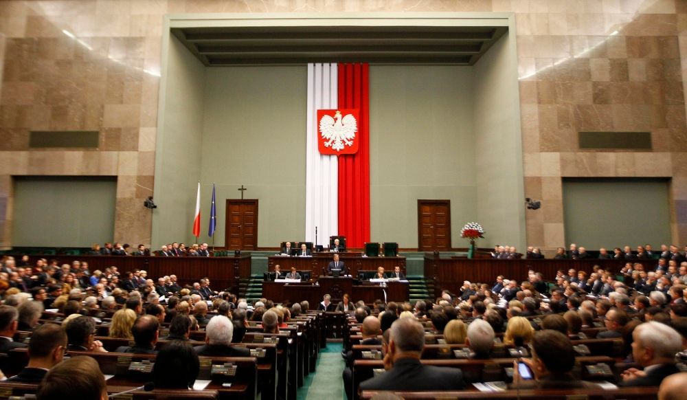 Polský parlament se poprvé sešel v novém složení