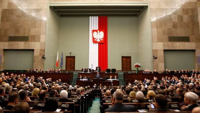 Polský parlament - ilustrační foto.