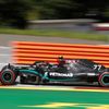 Valtteri Bottas v Mercedesu v GP Rakouska F1 2020