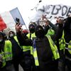 Protest hnutí žlutých vest v Paříži