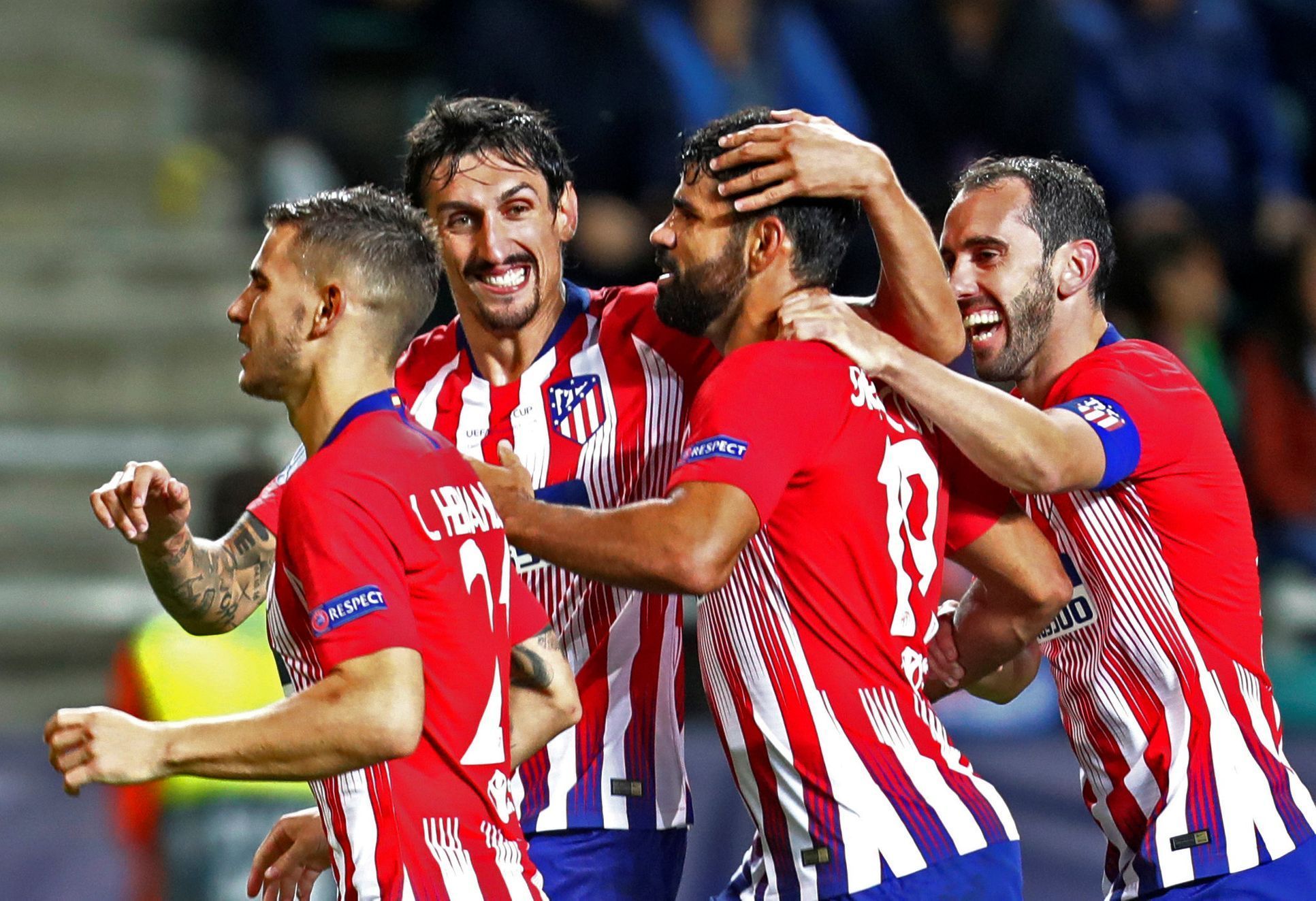 Superpohár UEFA 2018, Real Madrid - Atlético Madrid: Diego Costa a Stefan Savic