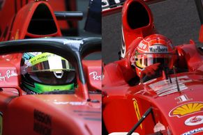 Déjà vu po deseti letech: Ferrari znovu testoval Schumacher, tentokrát to byl Mick