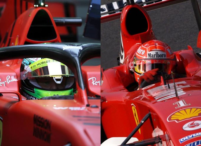 Mick Schumacher a Michael Schumacher