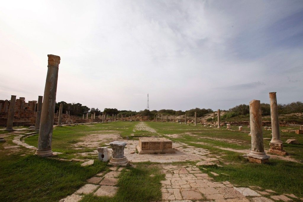 Libye: Leptis Magna - starověké středomořské město