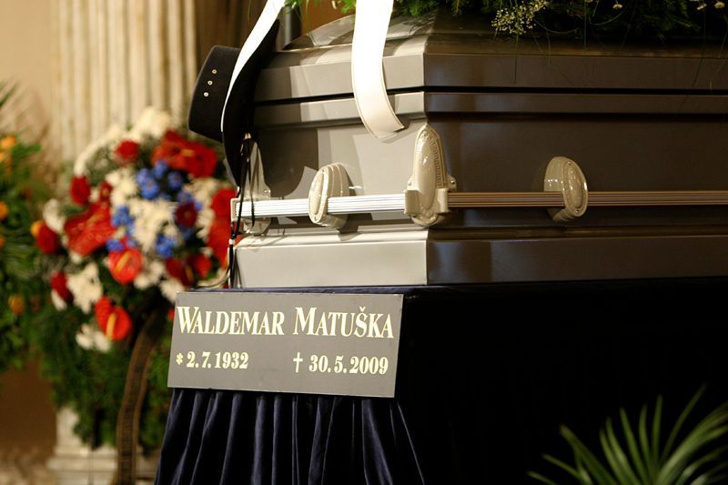 Pohřeb Waldemara Matušky