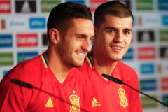 Video: Španělští fotbalisté nahráli hymnu pro ME, Ramos zpíval sólo