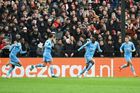 Feyenoord - Slavia 3:3. Pražané vyrovnali z poslední akce a vezou domů remízu