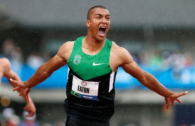 Desetibojař Ashton Eaton na domácím šampionátu