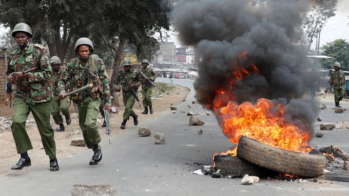 Protesty v Keni