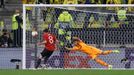 Soccer Football - Europa League Final - Villarreal v Manchester United - Polsat Plus Arena Gdansk, Gdansk, Poland - May 26, 2021 Manchester United's Juan Mata scores a pe