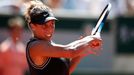 Tennis - French Open - Roland Garros, Paris, France - June 1, 2019. Madison Keys of the U.S. in action during her third round match against Russia's Anna Blinkova. REUTER