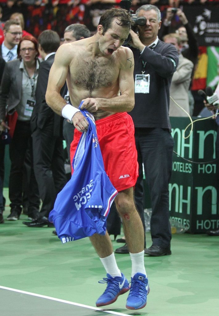 Čeští tenisté vyhráli Davis Cup 2012 (Radek Štěpánek)