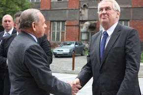 Prezident Miloš Zeman navštívil Zlínský kraj