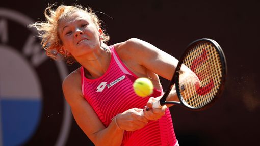 Kateřina Siniaková na turnaji Italian Open v Římě.