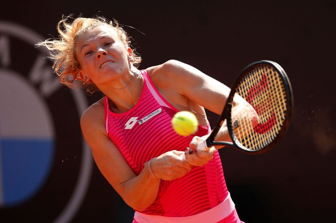 Kateřina Siniaková na turnaji Italian Open v Římě.