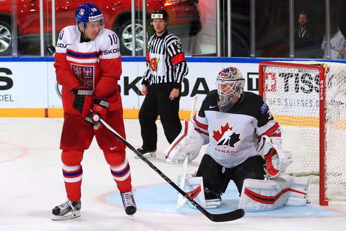 MS 2017, Česko-Kanada: Roman Červenka - Calvin Pickard