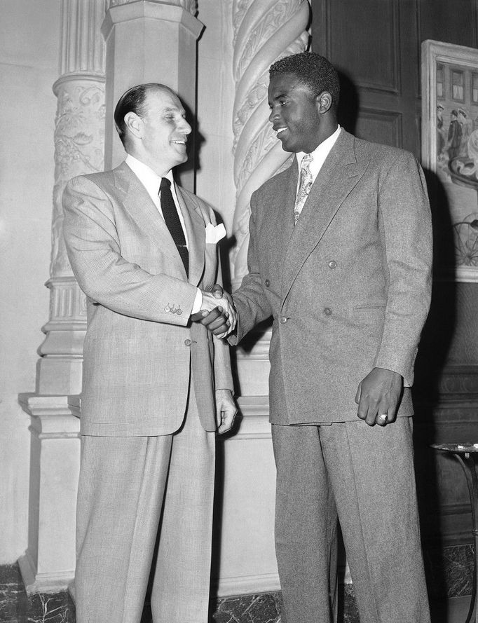 Leo Durocher a Jackie Robinson