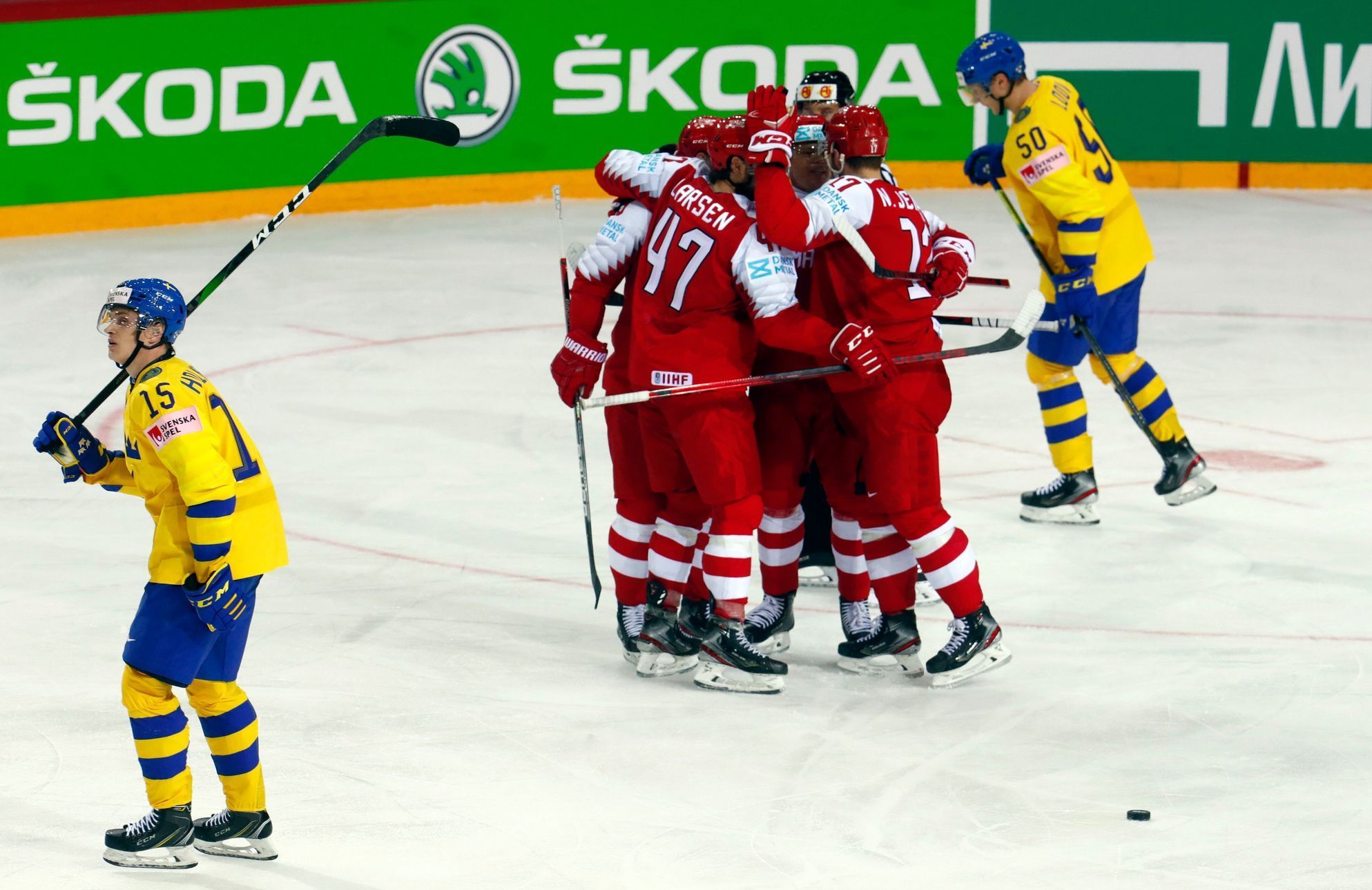Dánsko - Švédsko, MS v hokeji 2021, Riga