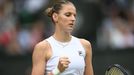 Karolína Plíšková ve finále Wimbledonu 2021