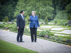 Li Kche-čchiang a Angela Merkelová