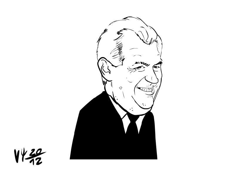 prezident kresba zeman