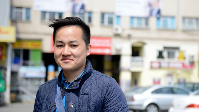 Kandidát ODS do eurovoleb Cong Hung Nguyen.