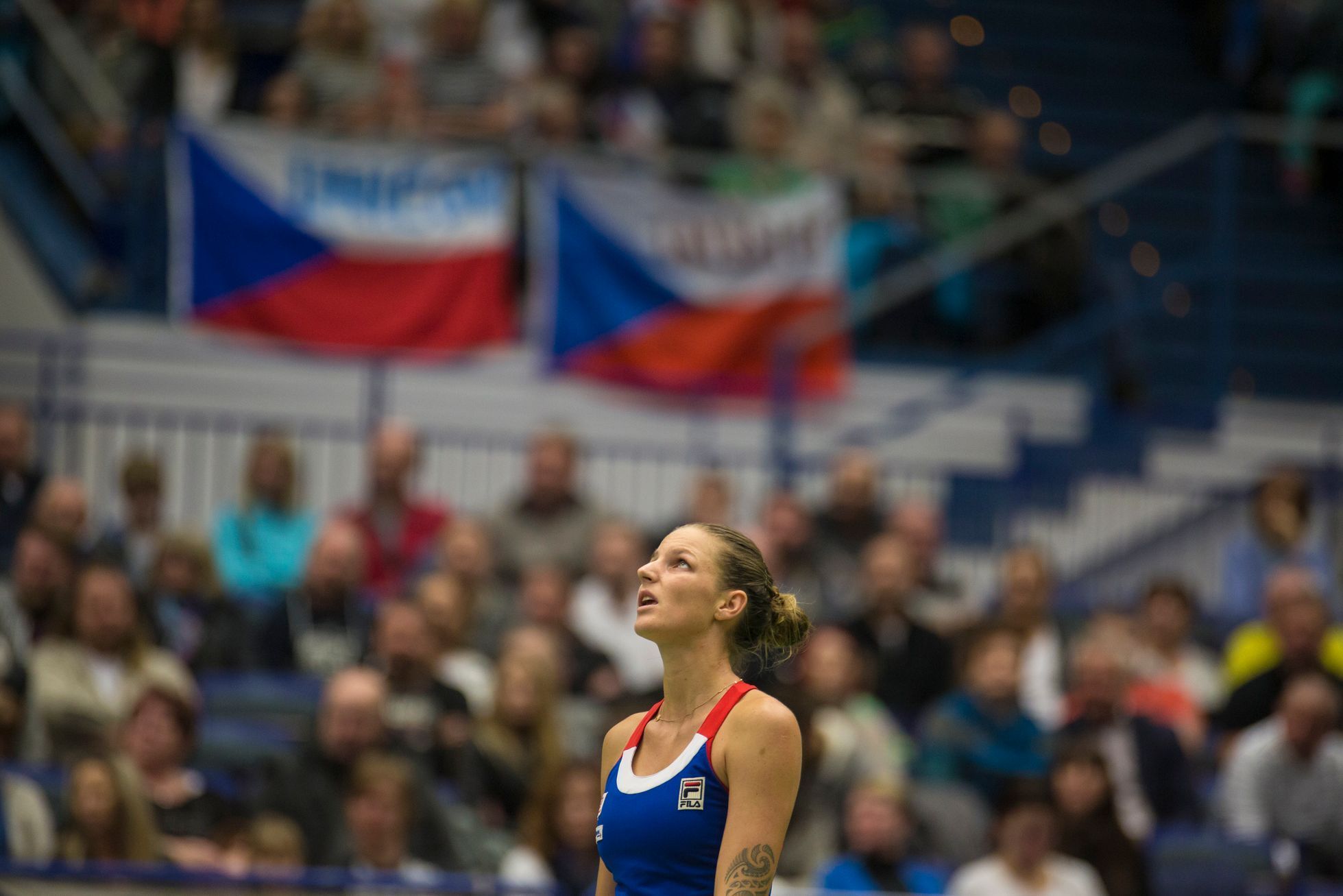 Fed Cup Česko - Španělsko, úvodní dvouhry
