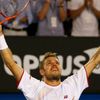 Stanislas Wawrinka slaví triumf na Australian Open